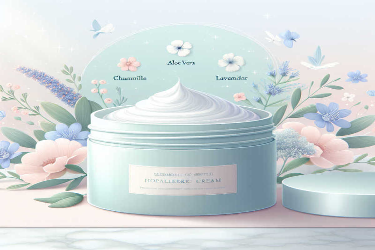 Opakowanie kremu do pielegnacji twarzy, który jest bezpieczny dla kobiet w ciąż